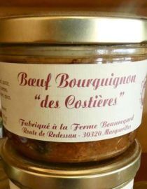 Boeuf Bourguignon des costieres nimes gard