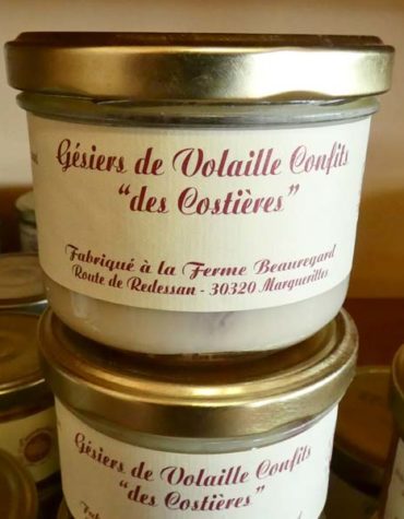 Gésiers de volaille confits
