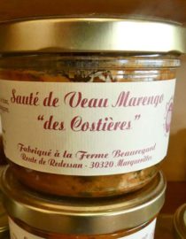 Sauté de veau Marengo des costières nimes gard