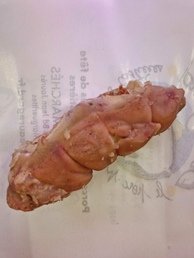 1 Pied de porc cuit (500-700g)